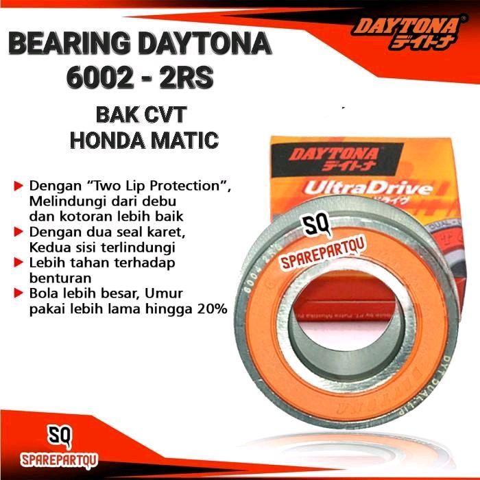 Daytona Bearing Bak Cvt Vario 125 150 160 Beat Scoopy Spacy Genio Vario 110 Bearing Laher Bak Cvt