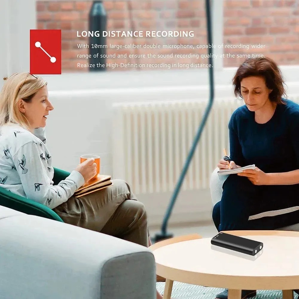 New Recorder Mini 8GB 16GB 32GB Voice Digital Audio Voice Recorder MP3 Player Tape Recorder with USB