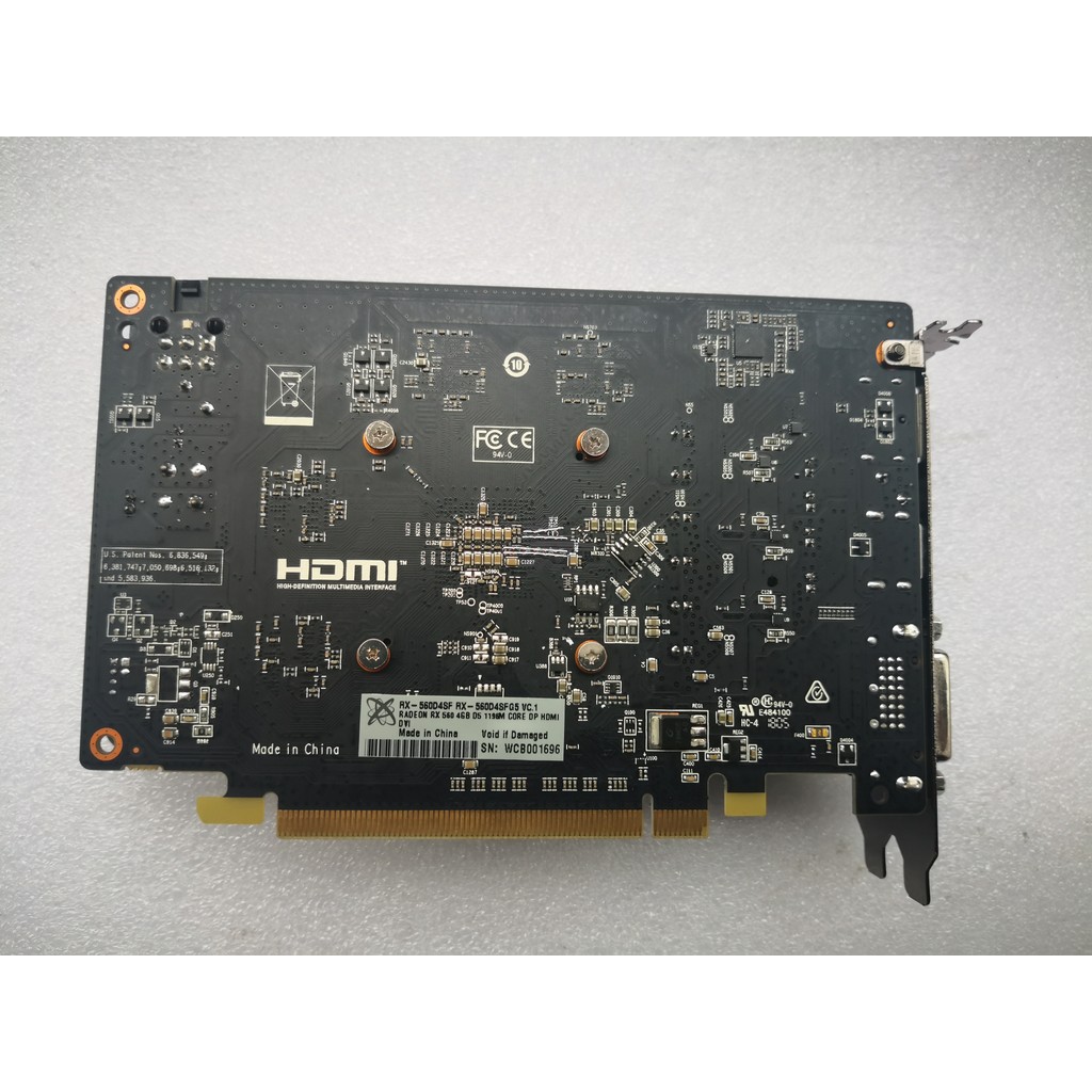 XFX Radeon RX560 4GB GDDR5 Video Card Cards DP HDMI DVI