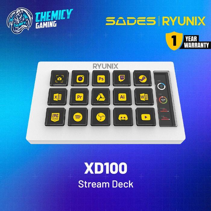Sades Ryunix XD100 / XD-100 Stream Deck Control Pad