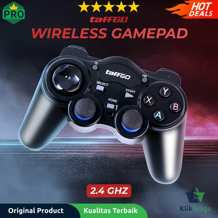 Gamepad Wireless Joystick 2.4GHz untuk Smart TV Box TaffGO