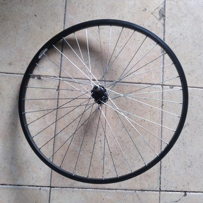 Velg Sepeda Ukuran 26 Inc Bahan Alluminium 36 Hole Depan Dan Belakang