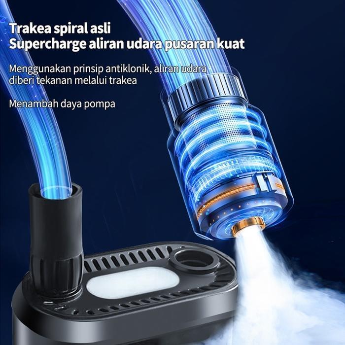POMPA BAN ELECTRIC AIR PUMP INFLATOR PORTABLE USB LIGHTER POMPA BAN MOTOR POMPA SEPEDA MOBIL POMPA