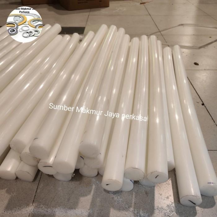 Nylon PE Rod 25mm x 10cm ( Nylon PE Putih Batangan )