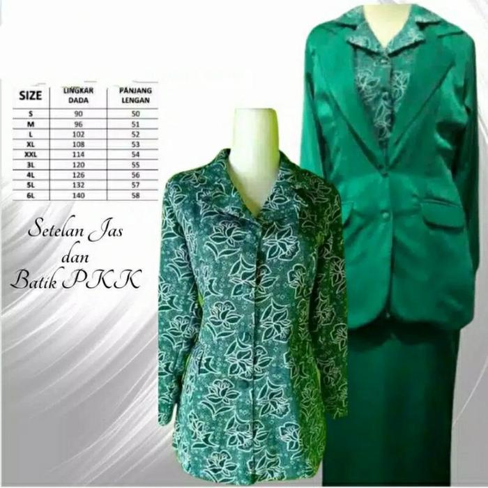DISKON Seragam PKK Nasional setelan jas free masker READY STOCK