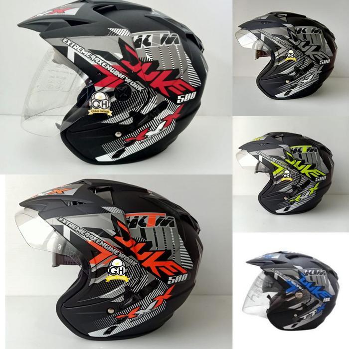 HELM MOTIF DUKE DOUBLE VISOR HALF FACE