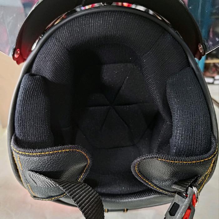 HELM BOGO ANAK CARKIDSS STARKIDS PLUS KACA DATAR