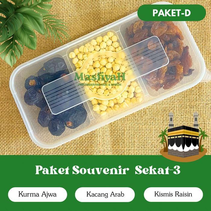 Paket Souvenir Thinwall 3 Sekat 3 Thinwal Paket Souvenir Haji Umrah Hampers Haji Umrah Oleh Oleh