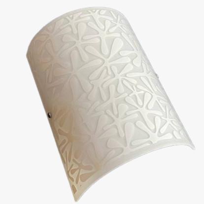 Lampu Dinding / Wall Lamp White Chrome Glass 3+DL-WL1206-GAC-AH