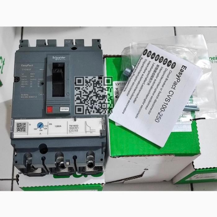 Mccb Schneider Cvs160F 125A 3P 36Ka New Original 125 Ampere