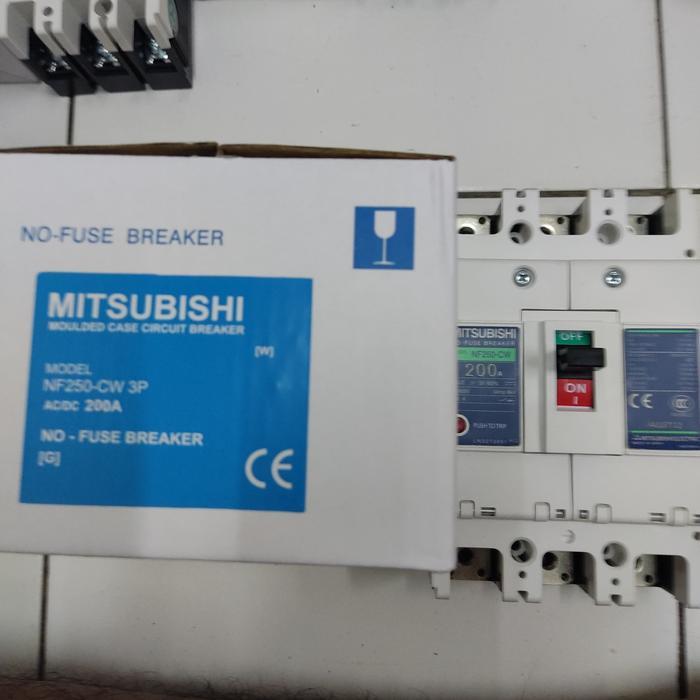 Nfb Mccb Breaker Mitsubishi Nf-250Cw Nf250-Cw 200A 200 A