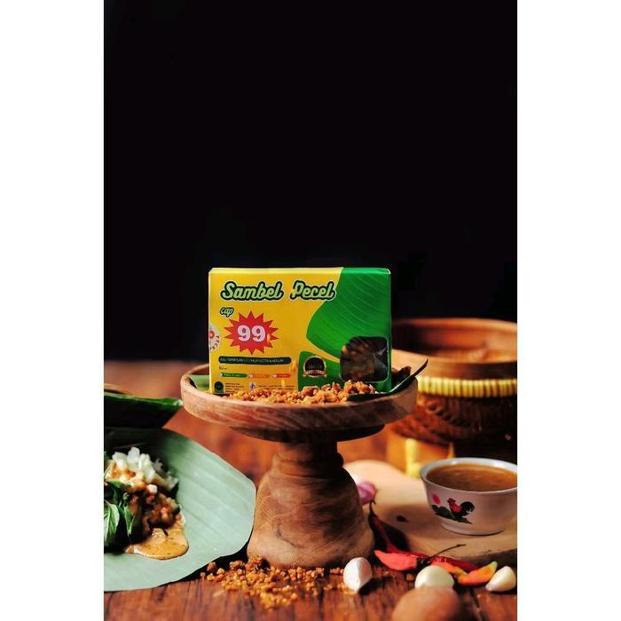 SAMBEL PECEL CAP 99 ASLI KHAS KOTA MADIUN BUMBU KACANG KETOPTAK SALAD GORENGAN