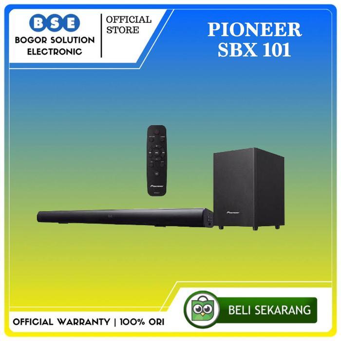 Soundbar Pioneer SBX 101 Speaker Pioneer SBX101 Sound System Pioner SBX-101 Bluetooth - 2.1 Ch