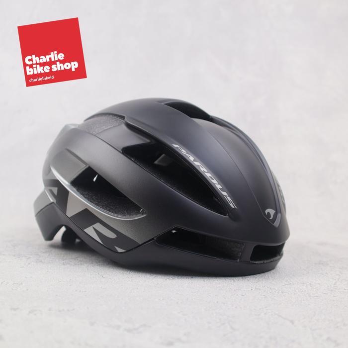 Pardus Spark Aero Cycling Helmet K02 Black Silver - Helm Sepeda