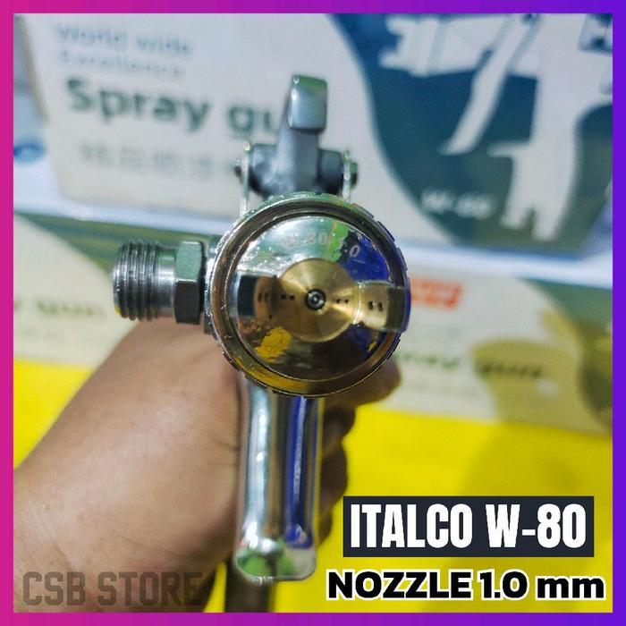 SPRAY GUN HVLP ITALCO W-80 TABUNG ATAS 400 ML