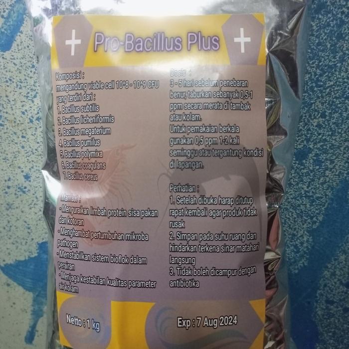 PROBIOTIK BACILLUS PLUS 1KG / PROBIOTIK BIOFLOK / PROBIOTIK BACILLUS