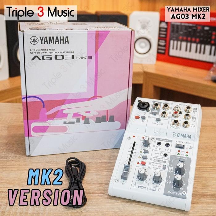 YAMAHA AG03 Mixer audio Usb Souncard Streaming 192 khz 24 bit
