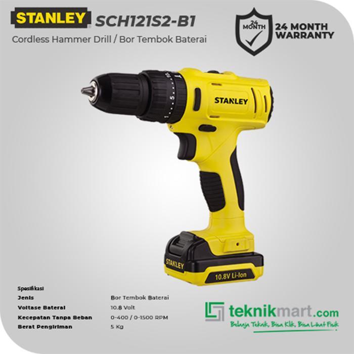Stanley Cordless Impact Drill / Bor Impact Baterai 10.8V SCH121S2