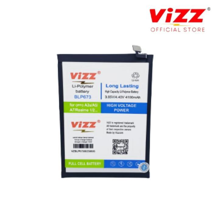 DISKON Vizz Baterai OPPO A3S / A55 BLP673 ginal Ready stok