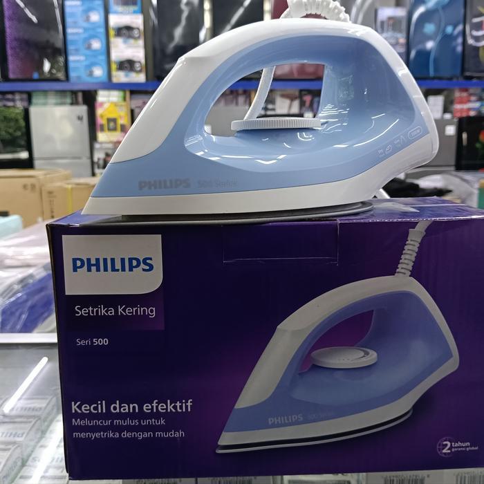 Philips setrika kering DST0510/setrika listrik Philips