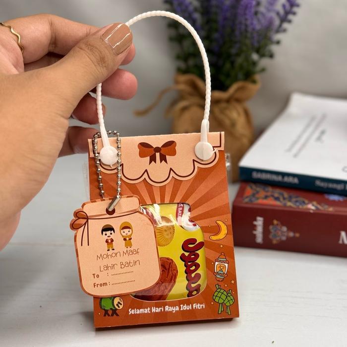 "New" 20 pcs Parcel Mini - Amplop Lebaran Parcel - Amplop Lebaran Lucu Kertas Paper Plastik Tali