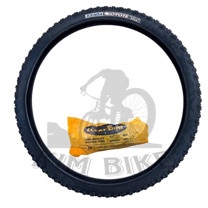 Stok Baru Ban Luar dan Ban Dalam Paket Ban Luar dan Ban Dalam Sepeda MTB Gunung Mini 26 x 2.10 , 26