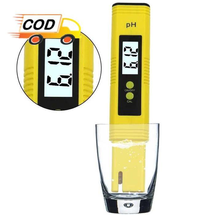 Alat Ukur PH Meter Digital Hitung Uji Kadar Air Minum Akuarium Tester Akurat Praktis