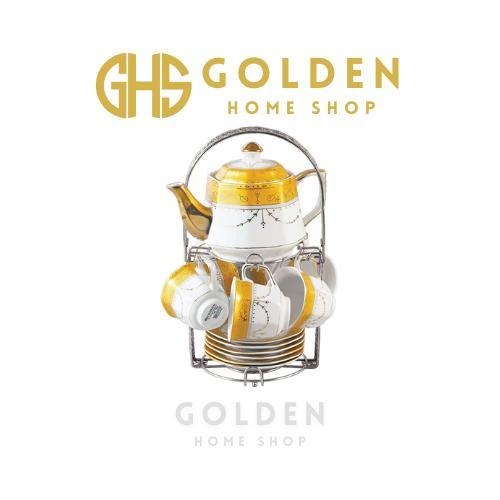 GHS - TEA SET VICENZA MOTIF GEMINI, ETERNITY, MELATI, AYANA, PADI, LILY TEKO CANGKIR KERAMIK VICENZA