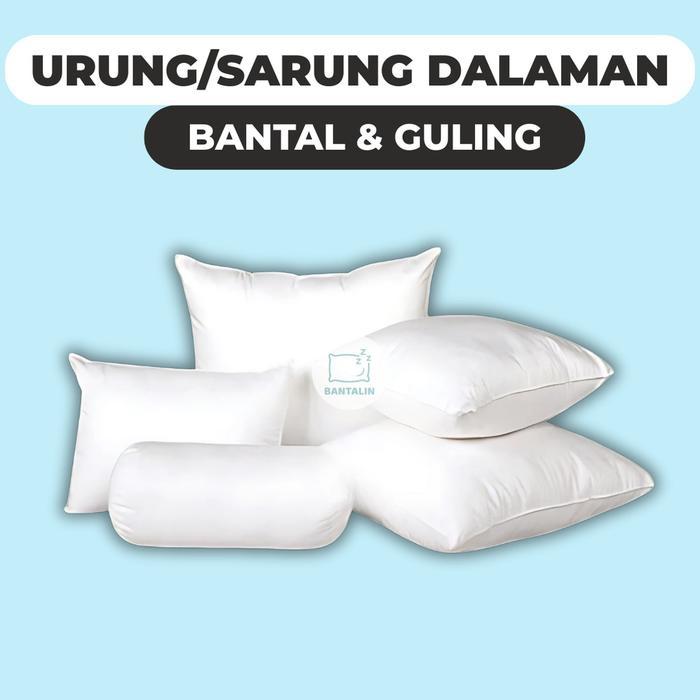Sarung Dalaman Urung Bantal Resleting - Urung Bantal/Urung Guling - Sarung Dalaman Bantal Resleting