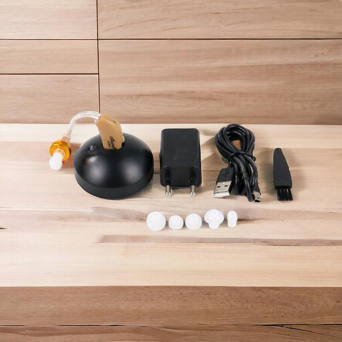 ALAT PENDENGARAN CHARGER TELINGA ORANG TUA HEARING AID ORIGINAL ALAT BANTU DENGAR PREMIUM