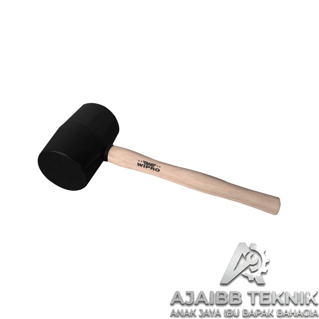 Wipro Palu Karet Hitam H/Kayu WP8006(24oz)