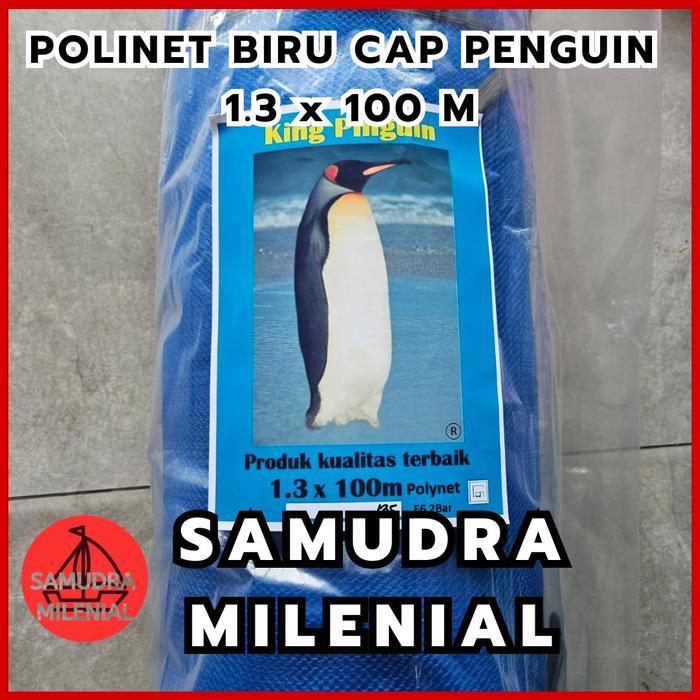 Polinet / Polynet Biru 1 Rol Jaring Pengaman Proyek / Tanaman / Tambak