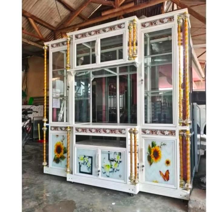 BIG PROMO lemari bufet tv almunium sultan, furniture