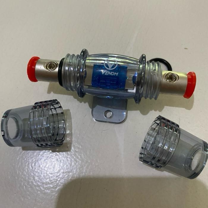 Sekring Audio Mobil Venom Model Tabung 60 Ampere Mini Anl ,Fuse Audio , Single Fuse Car Audio