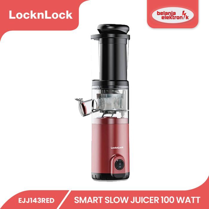 Locknlock Smart Slow Juicer 100 Watt Ejj143Red