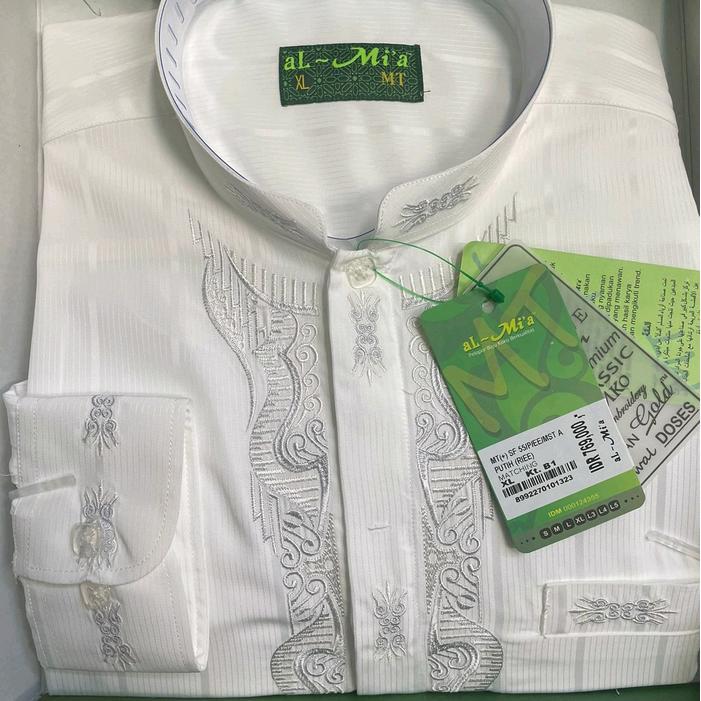 Baju Koko Almia Mt Lengan Manset / Original Almia /Almia Terlaris /Almia Lengan Panjang