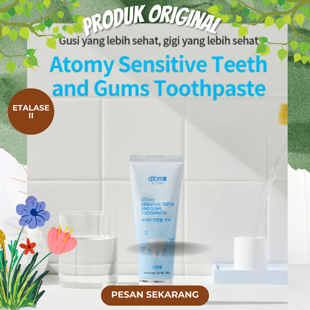ATOMY Toothpaste Propolis Sensitive Teeth and Gums Toothpaste isi 3pcs | Pasta gigi Atomy terbaik | 