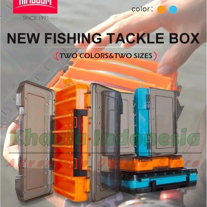 Double Side Lure Box Kotak Kail Minow Popper Ikan Pancing