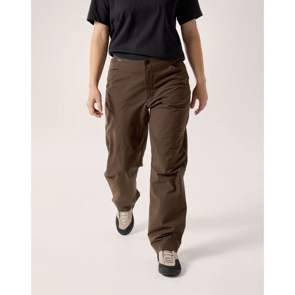[PO] ARCTERYX Clarkia Cotton Wide Leg Pant Women Carob - Celana Wide Leg Aktivitas Outdoor FSAQ [WAJ