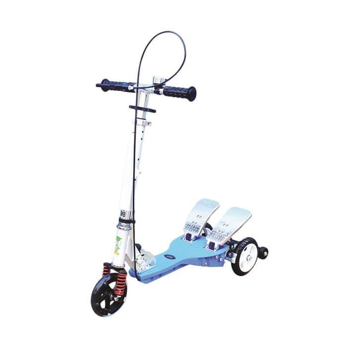 Skuter Pedal Rmb Qy11Ap/Scooter Injak/Scooter/Otopet Warna Biru