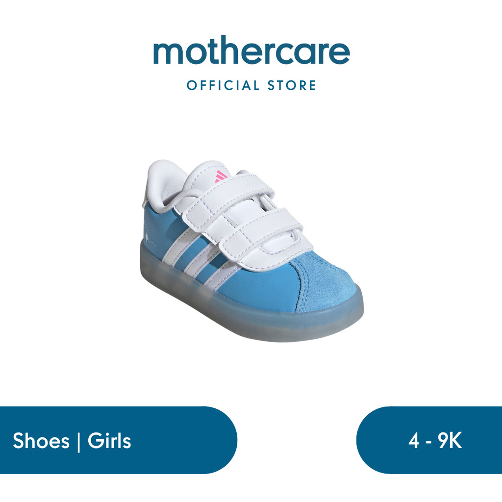 Adidas Disney Cinderella VL Court 3.0 Shoes Kids - Sepatu Anak Perempuan(Biru)