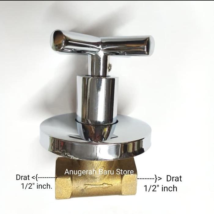 Hot Sale Kran Shower Tanam Kran Wall Shower Tembok Kran Air Stop Kran Dinding