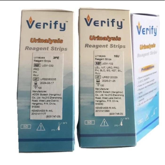 JTTOP" VERIFY 10 PARAMETER / VERIFY 3 PARAMETER / TEST URINE REAGENT STRIP