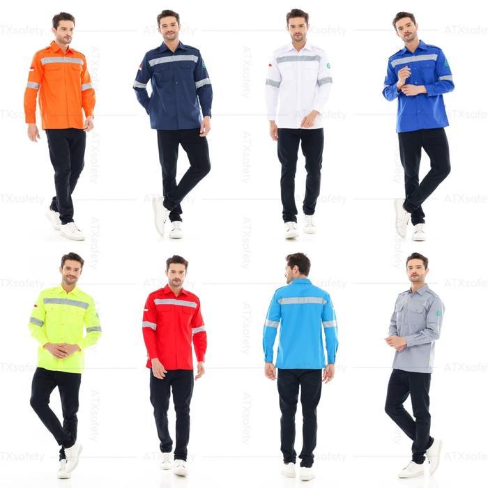 Terbaik Best Quality 100% Original Wearpack Safety Atx Baju Safety Baju Kerja Bordir K3 Dan Bendera