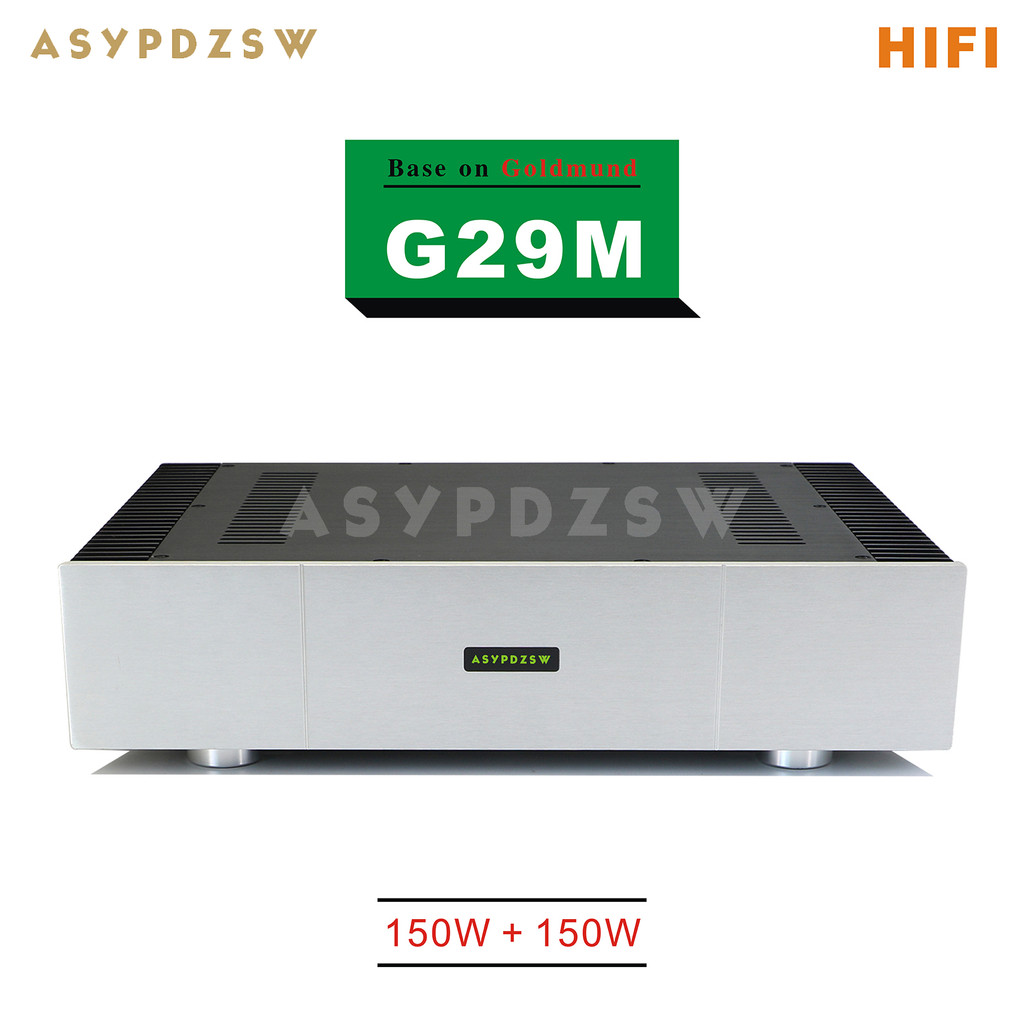 HIFI G29M MOSFET J162/K1058 CLASS AB POWER AMPLIFIER BASE ON GOLDMUND POWER AMP CIRCUIT 150W+150W
