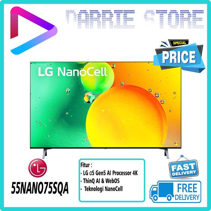 LG LED 55 INCH NANO CELL SMART TV 4K 55NANO75SQA 55NANO75 55NANO CELL