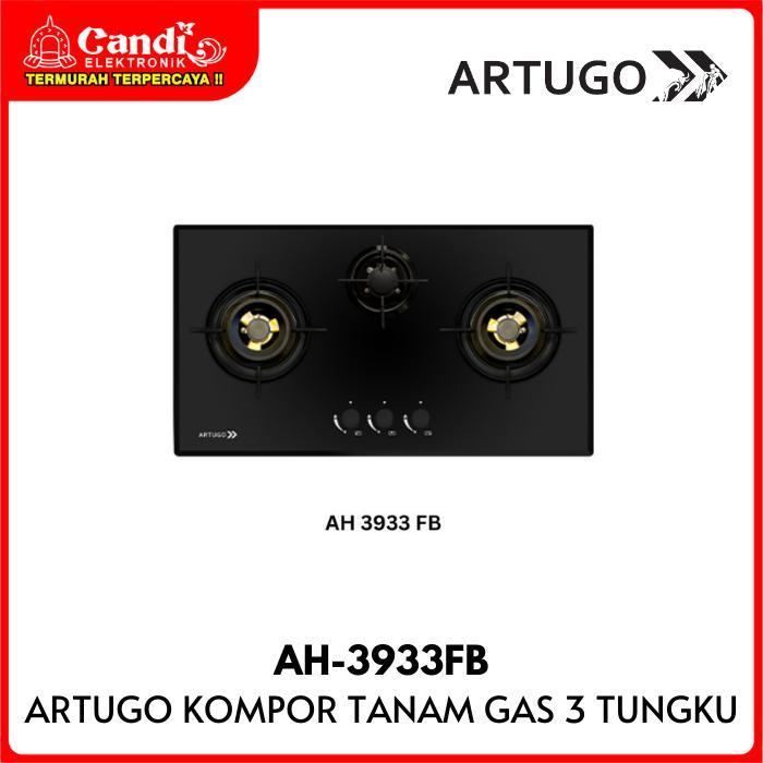 ARTUGO Kompor Gas Tanam 3 Tungku AH-3933FB