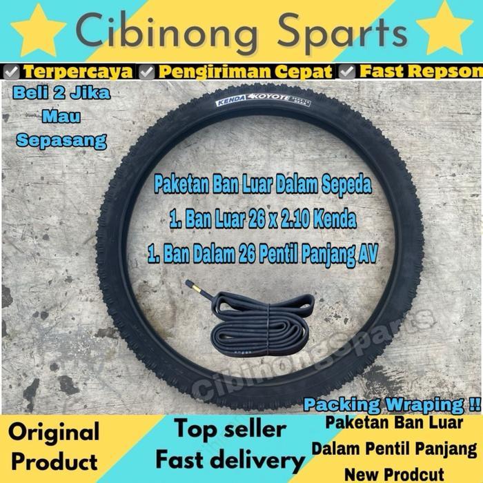 Ban Luar Dan Ban Dalam Paket Ban Luar Dan Ban Dalam Pentil Panjang Sepeda Mtb Gunung Mini 26 X 2.10