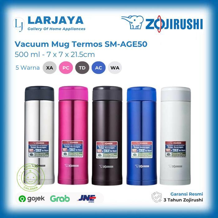 Terbaik Best Quality 100% Original Termos Mug Stainless Steel Zojirushi 500 Ml Sm-Age50