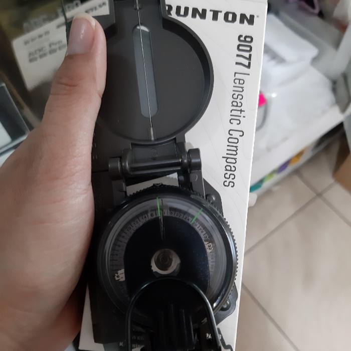 Brunton 9077 Compass Kompas 9077 classic military-style lensati